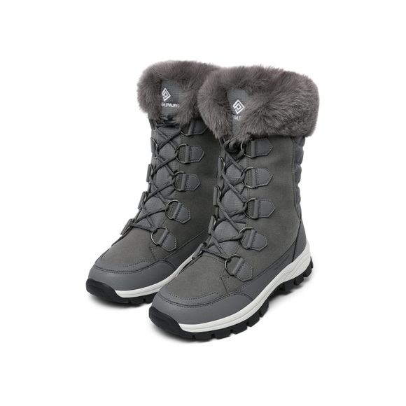 Waterproof Winter Snow Boots, Warm Comfortable Faux Fur Insulated Non-Slip - Picture 2 of 5